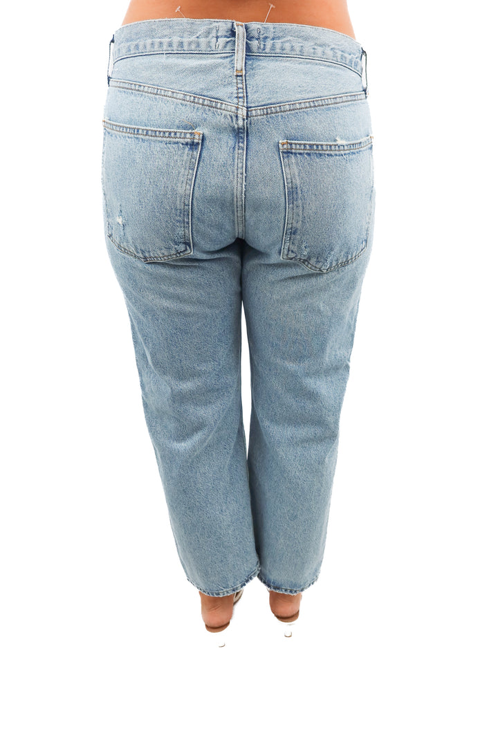 agolde light wash 90s crop jeans (30)