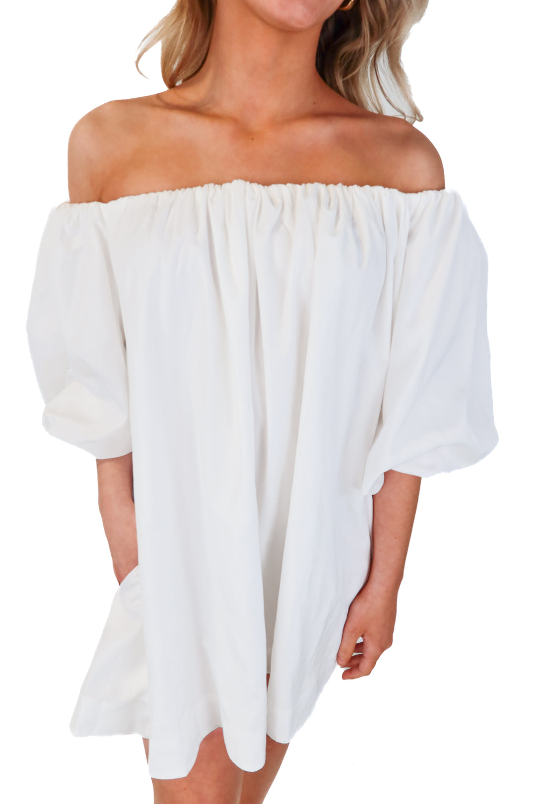 anthropologie white bubble dress NWT (XSP; retails $158)