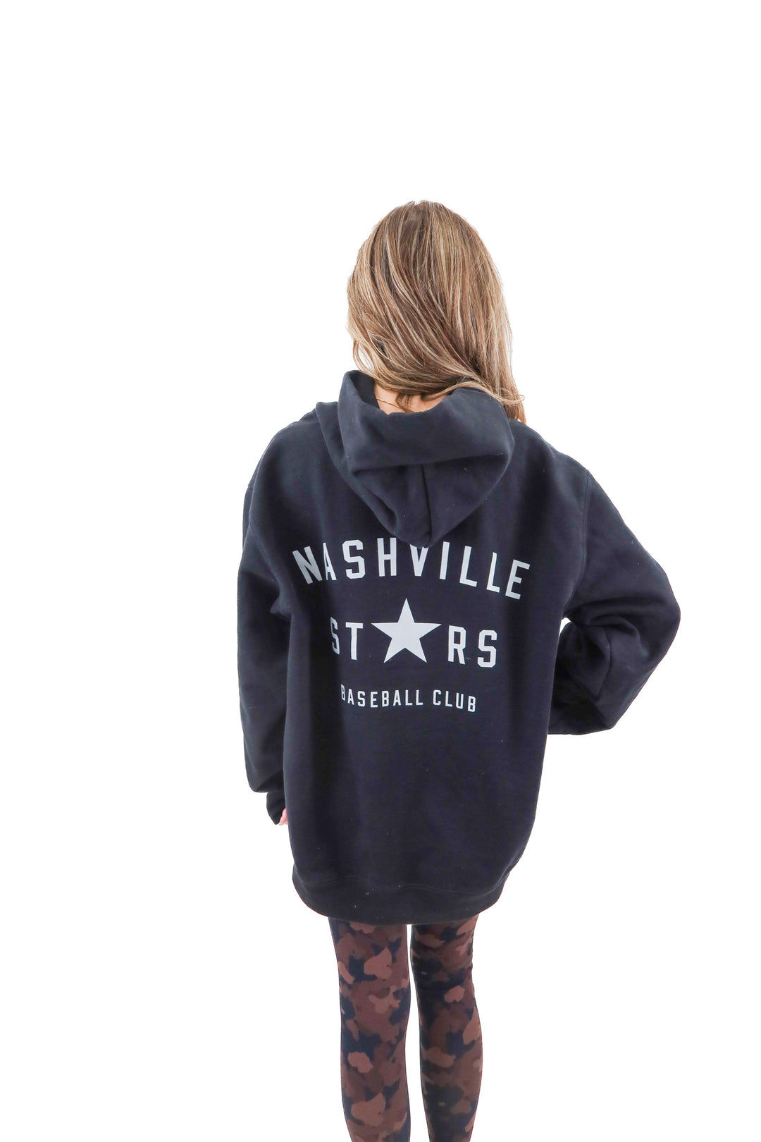 nashville stars black hoodie (l)