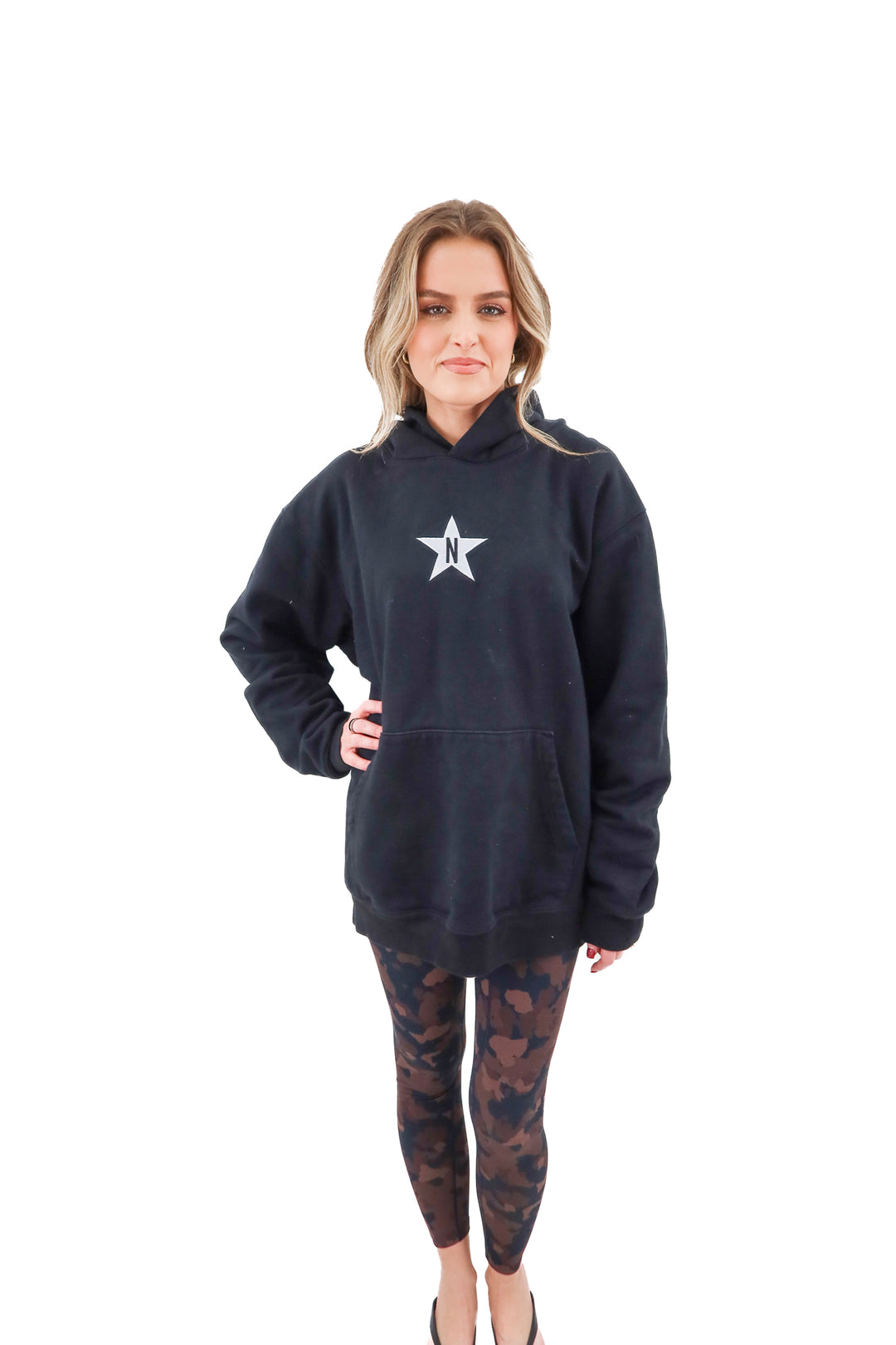 nashville stars black hoodie (l)