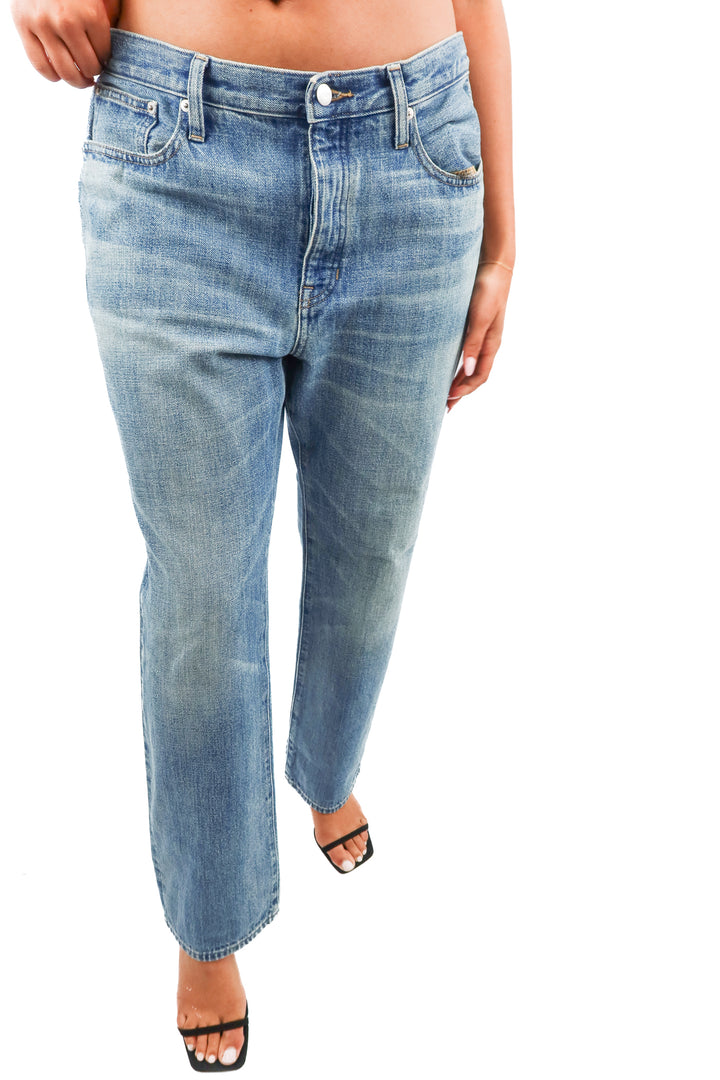 j. crew medium wash slouchy straight leg jeans (29)
