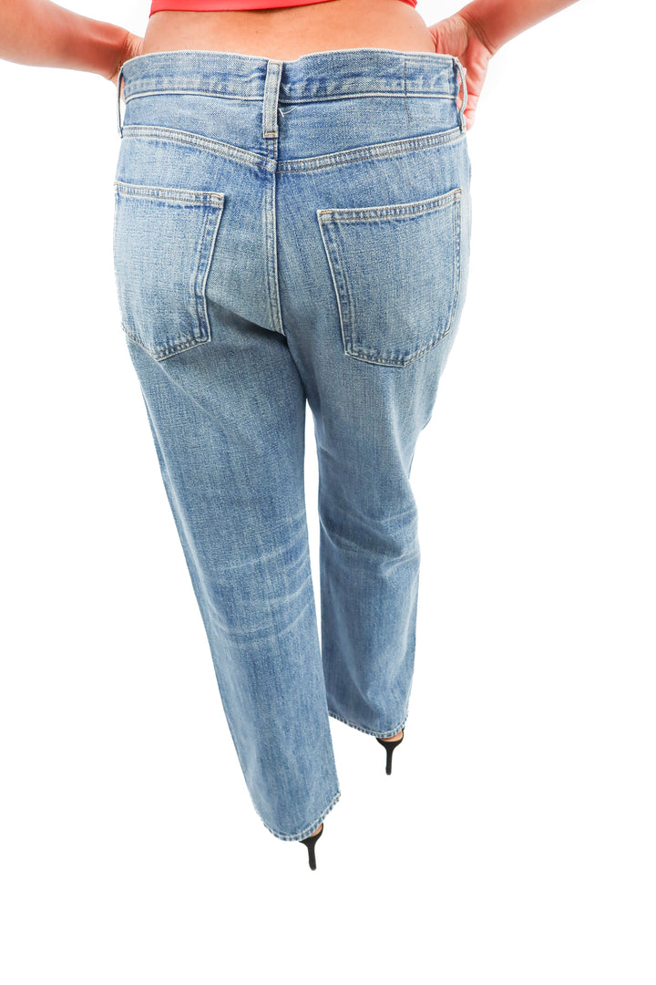 j. crew medium wash slouchy straight leg jeans (29)