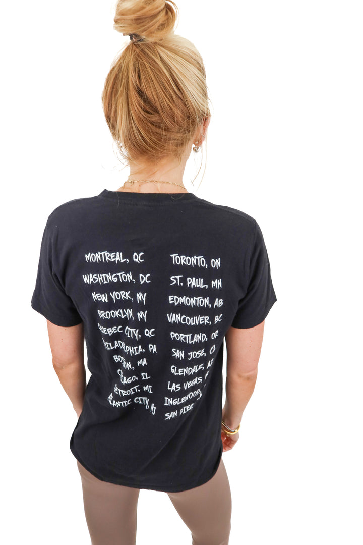 madonna black graphic tshirt (s)