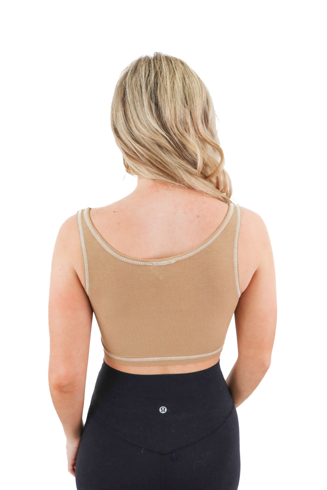 princess polly tan ribbed crop tank (2)
