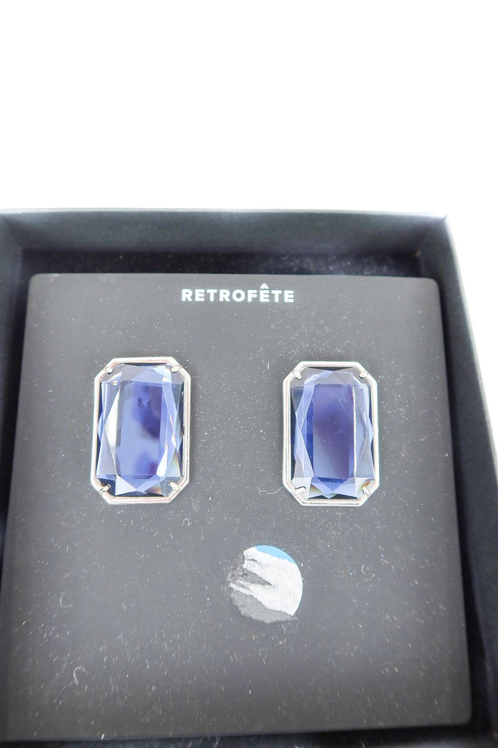 Retrofete sapphire earrings NWT (retail $98)