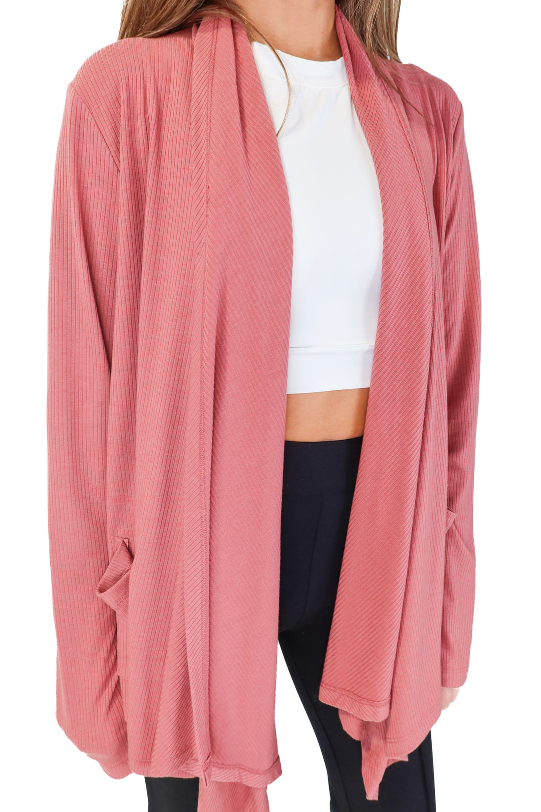 Jantzen mauve cardigan NWT (s; retails $78)