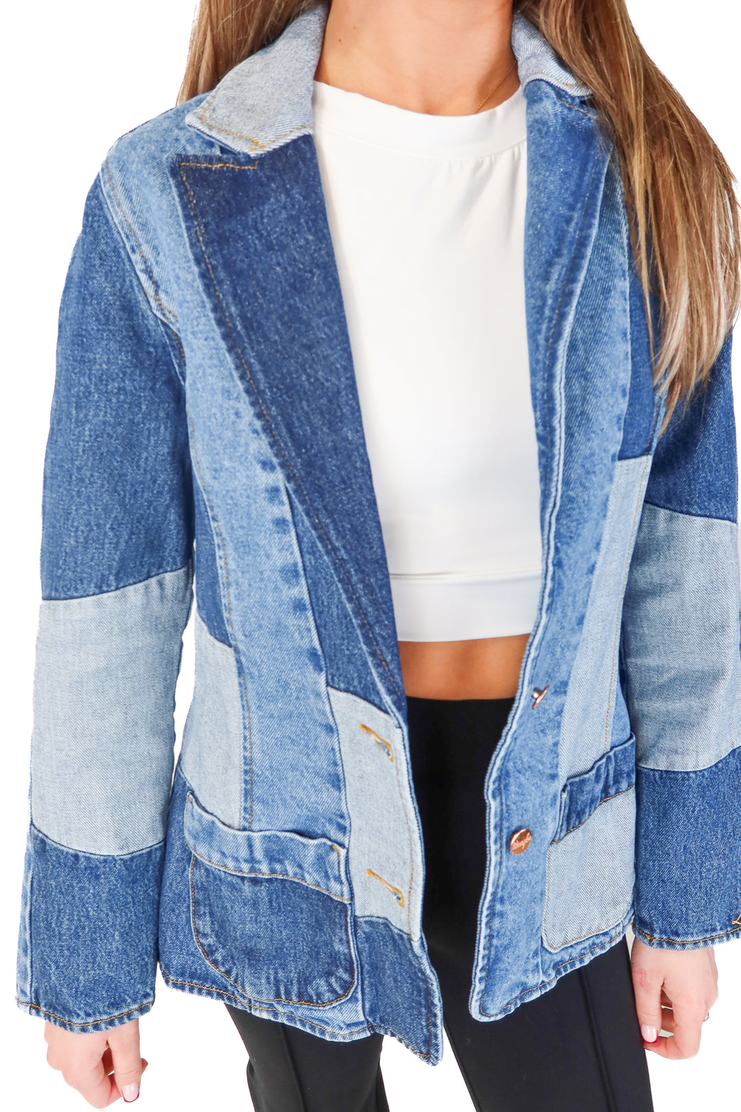 wrangler X lainey wilson denim blazer (XS)