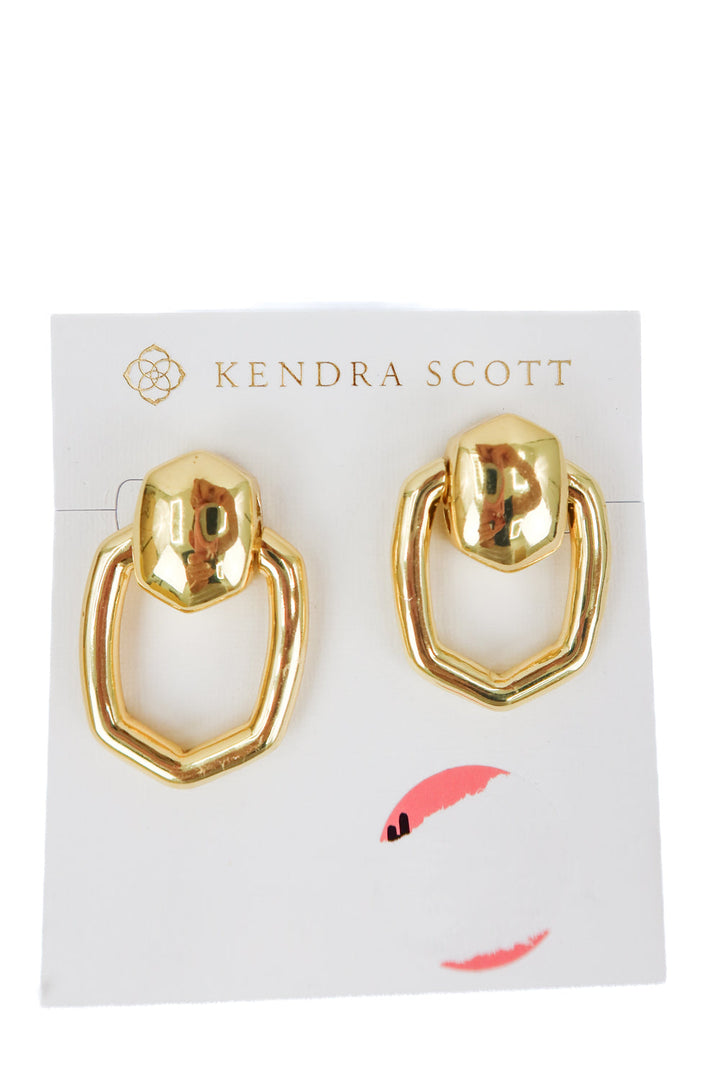 Kendra Scott gold earrings NWT (retail $75)