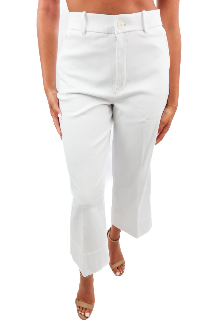 spanx white st crop wide leg 2.0 NWT (m; retail $128)
