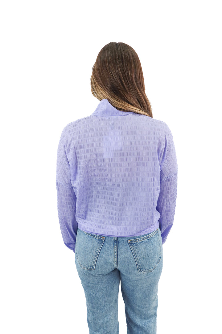 spanx amethyst 1/4 zip active run jacket NWT (M; retail $128)