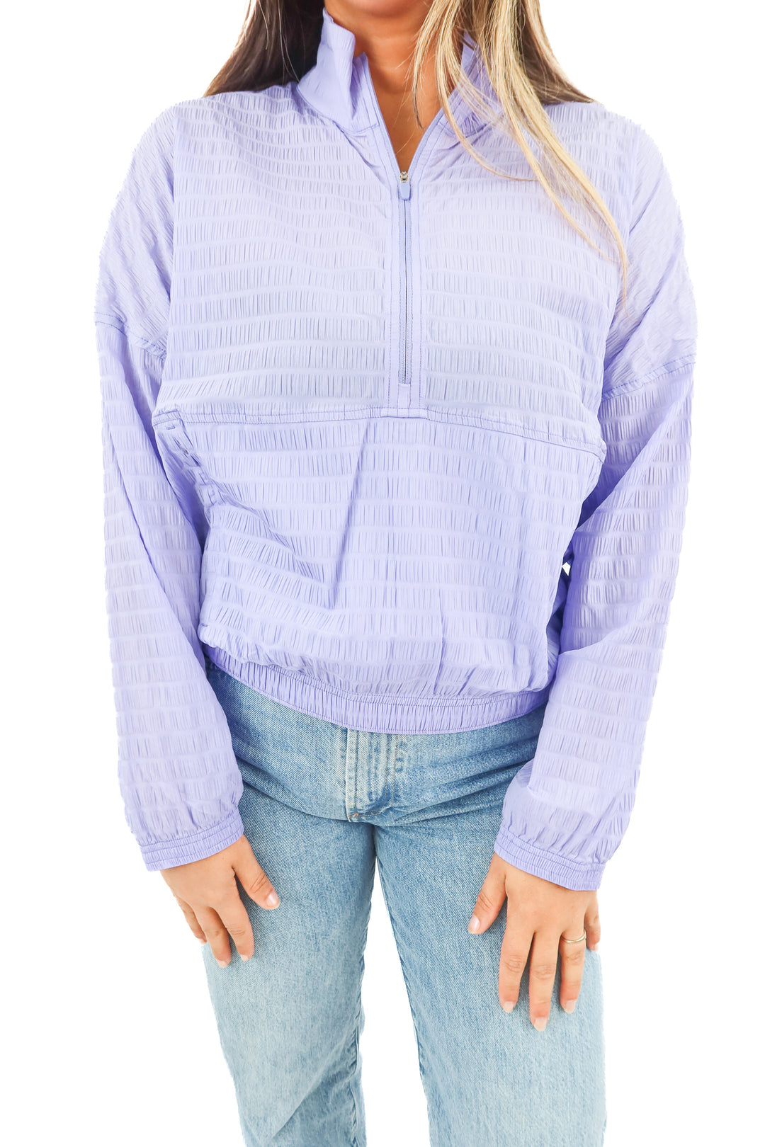 spanx amethyst 1/4 zip active run jacket NWT (M; retail $128)