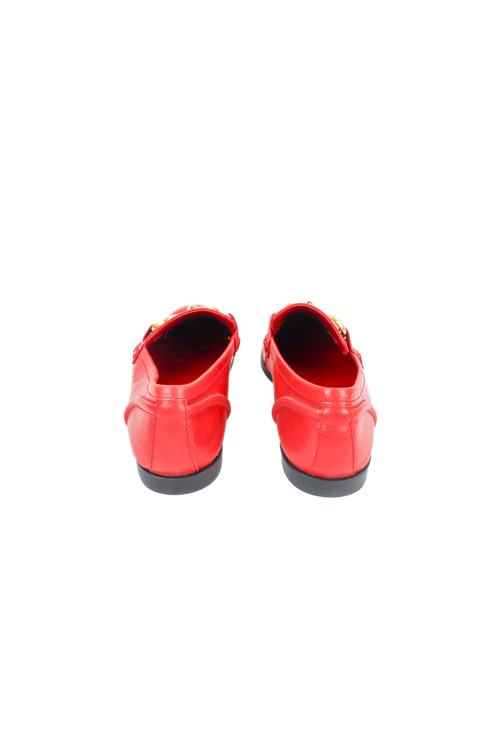 Jeffery Campbell red mules (8.5; retail $175)