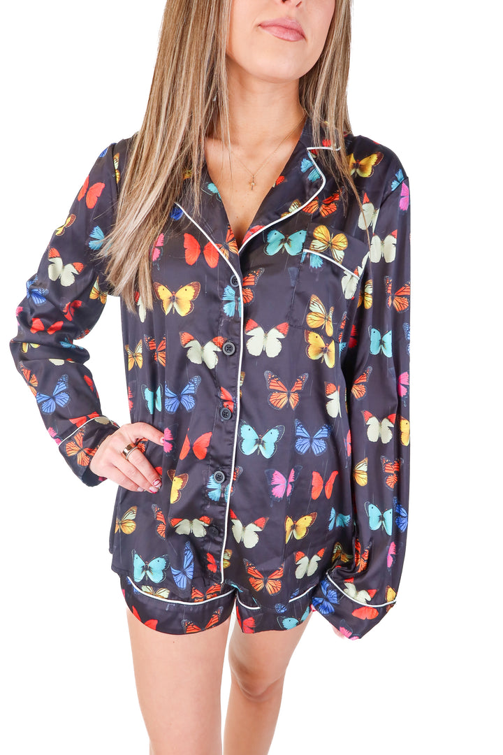 show me your mumu butterfly pj set (xs)
