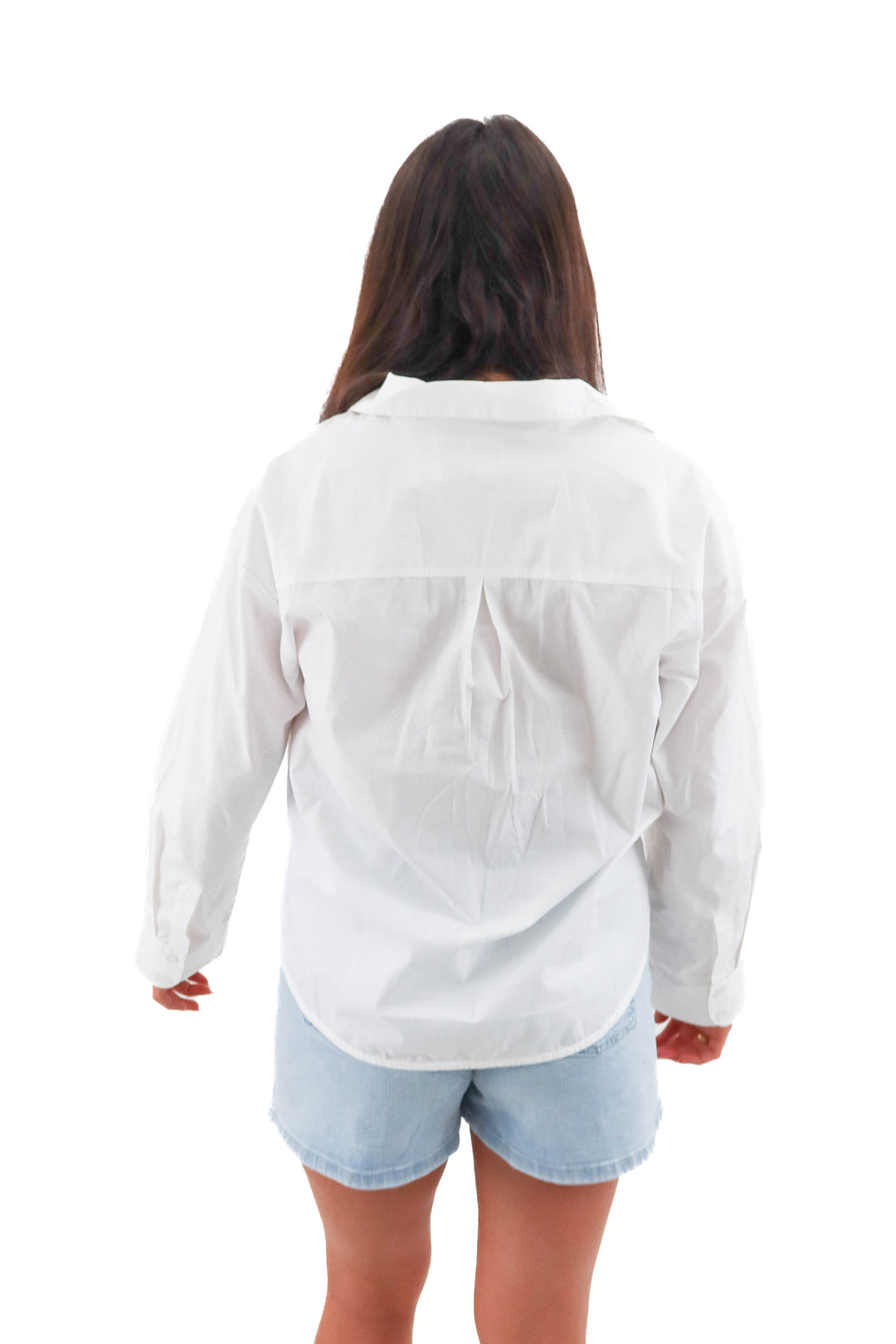 maeve white button up w/ martini embroidered detail nwt (m; retail $118)