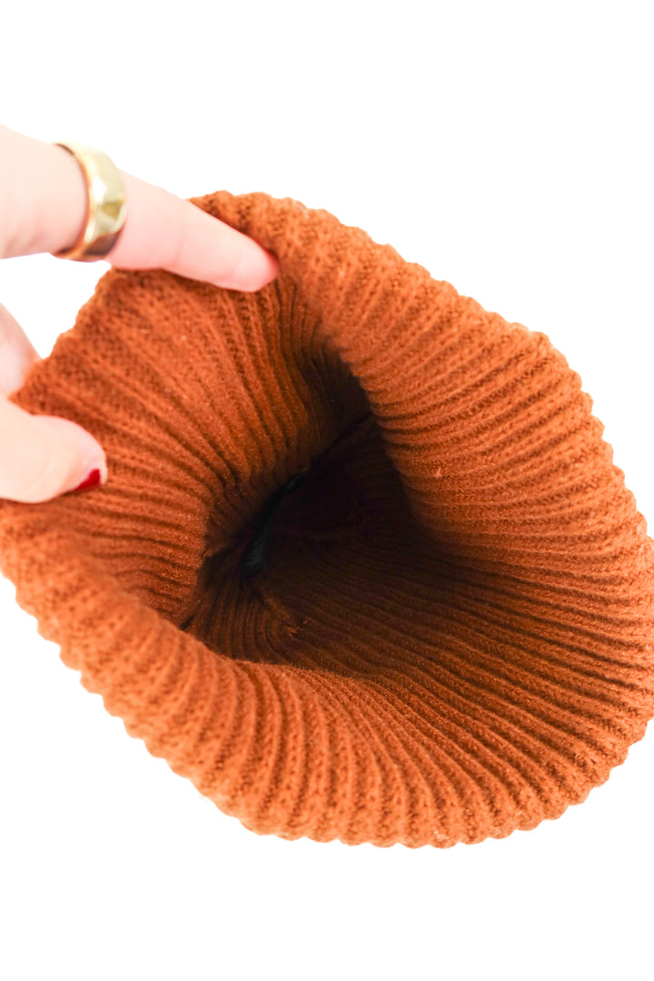 Leternite brown beanie (retail $42)