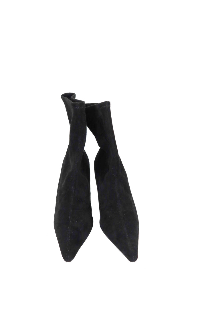 Ann Taylor black suede boots (7.5)