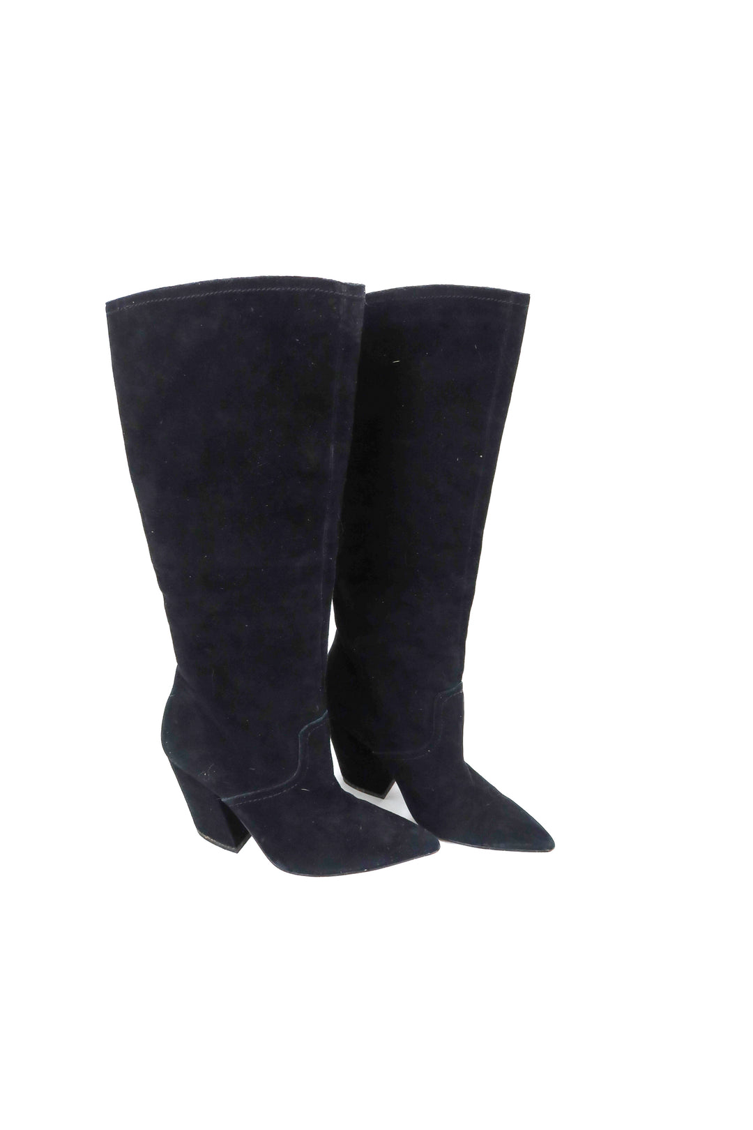 Dolce Vita black suede boots (7; retail $200)