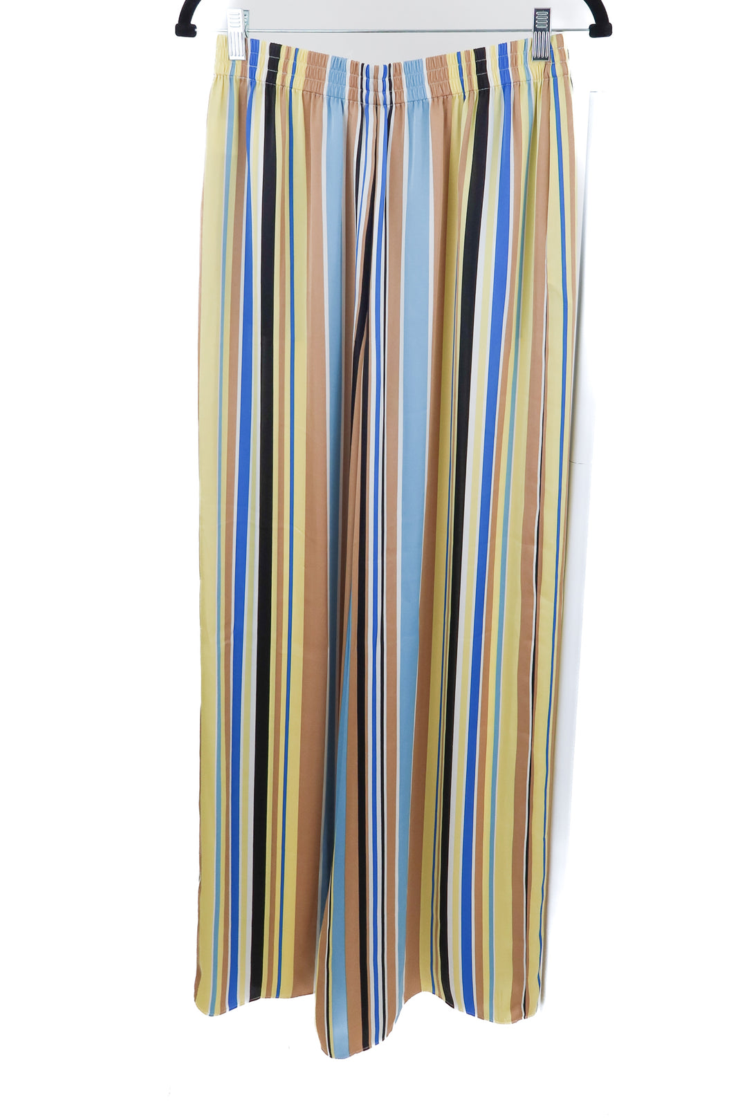 favorite daughter striped satin pants (m; retail $268)