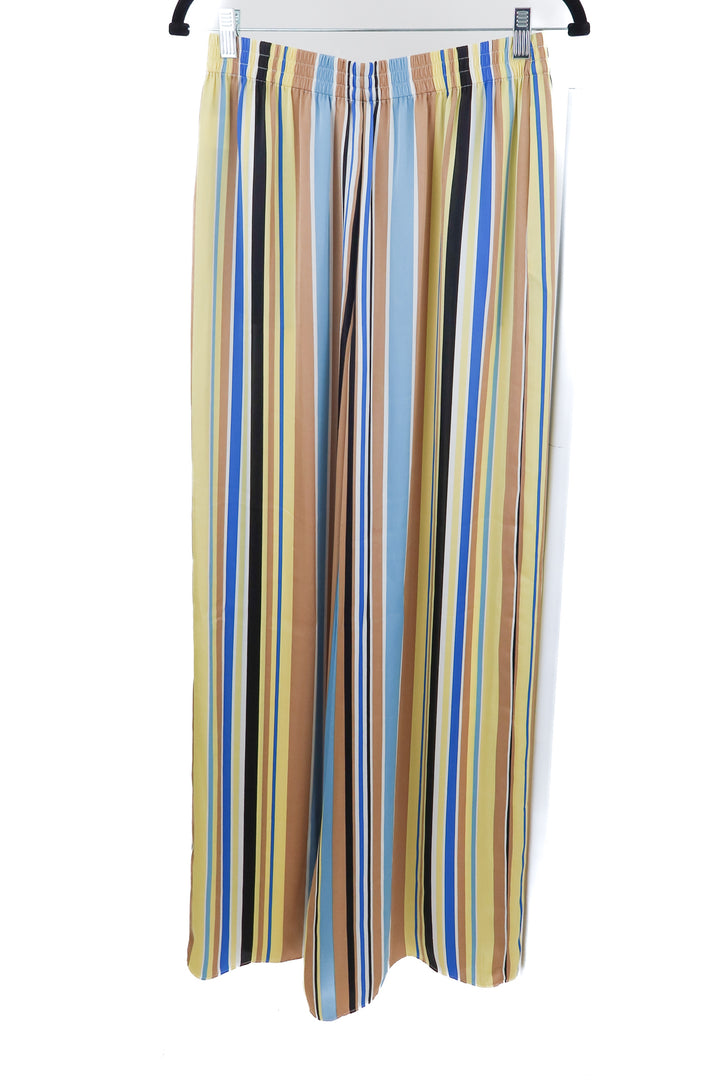 favorite daughter striped satin pants (m; retail $268)