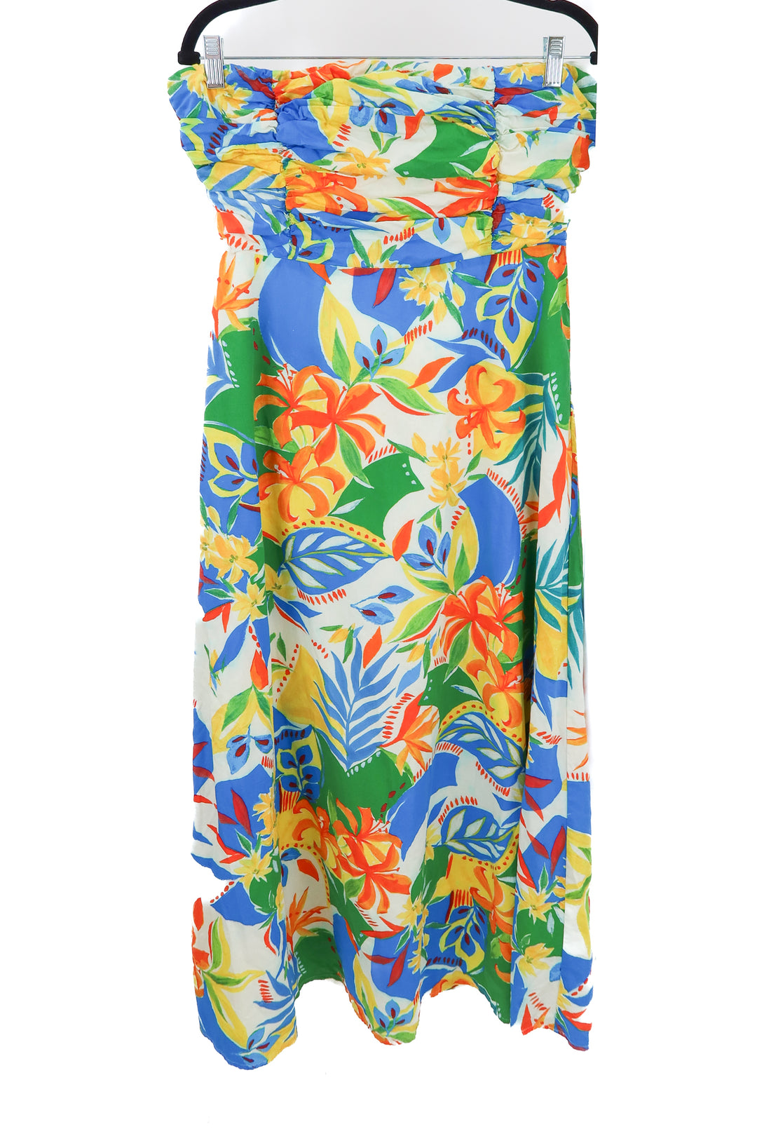 runaway the label troical strapless maxi dress (XL; retail $139)