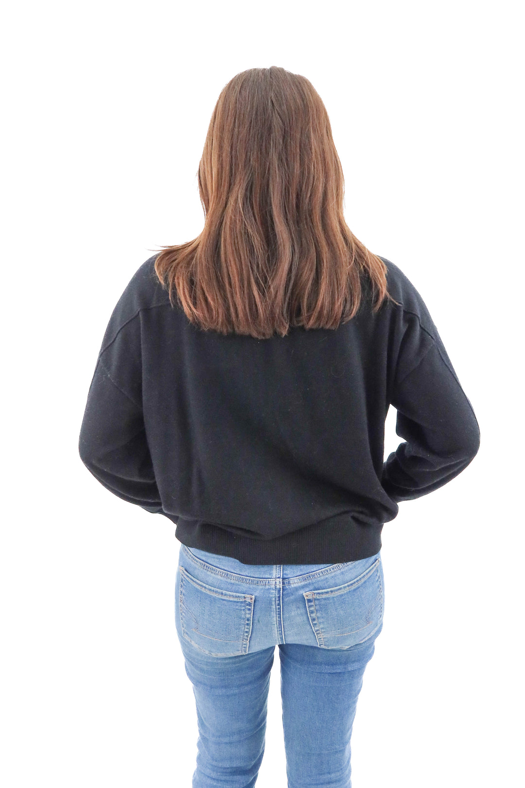 banana republic extra fine merino wool mock neck sweater (m)