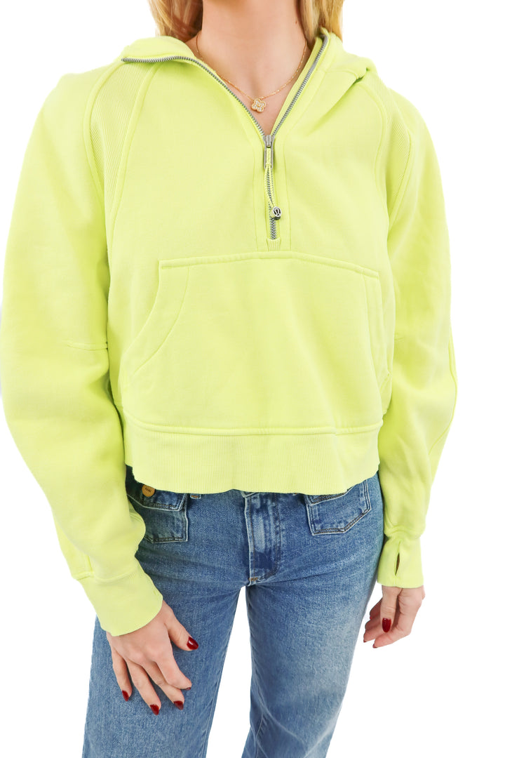 Lululemon neon yellow scuba jacket (XS/S; retail $118)