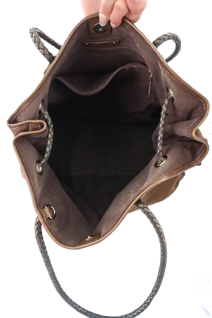 Celine Carriage Shoulder Bag in Canvas (vintage)