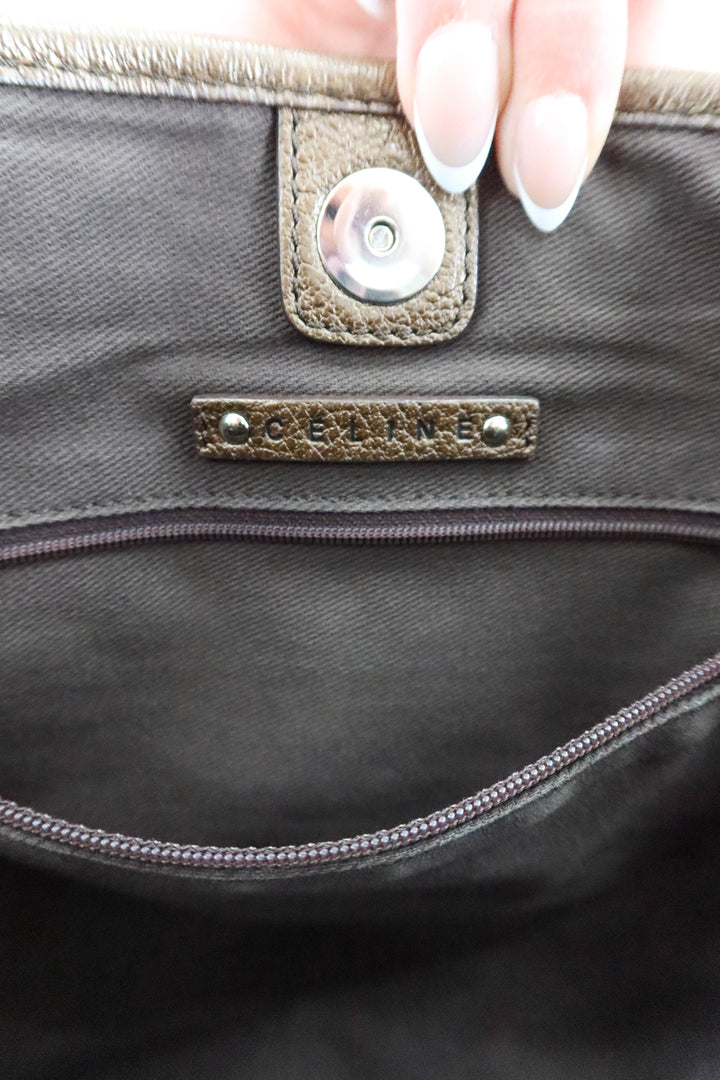 Celine Carriage Shoulder Bag in Canvas (vintage)