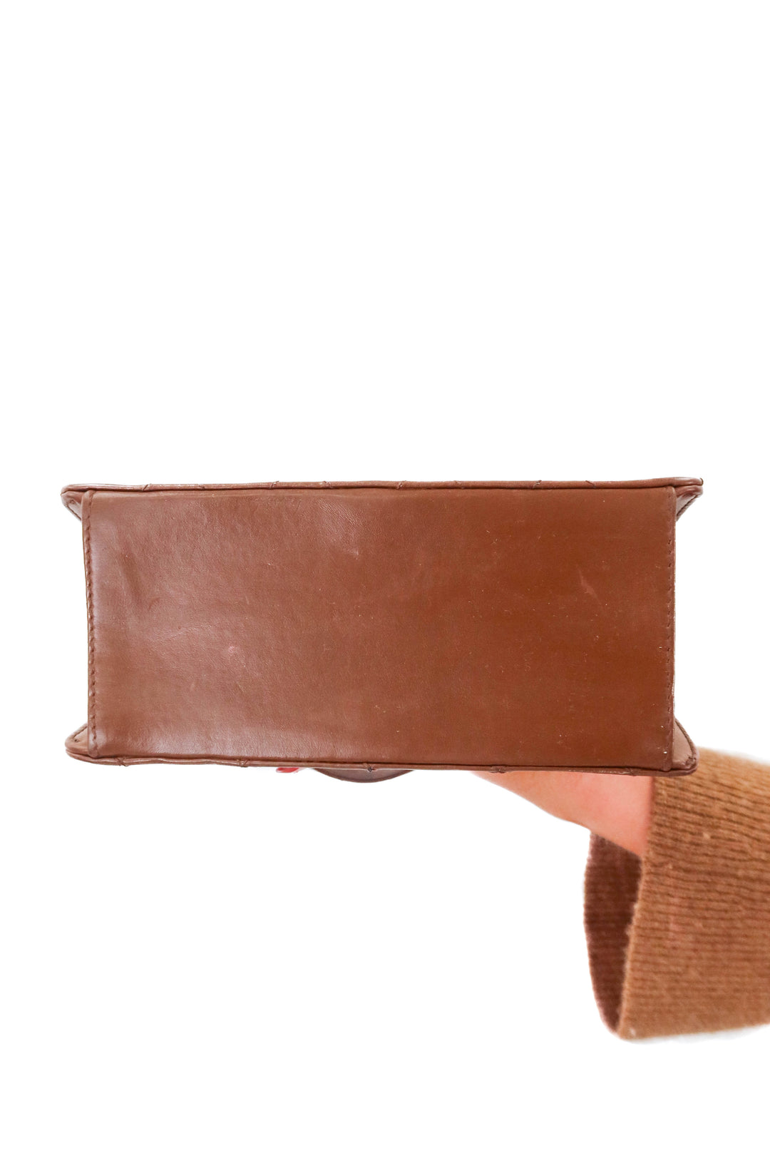 Chanel Caramel Quilted Lambskin Single Flap Bag (vintage)