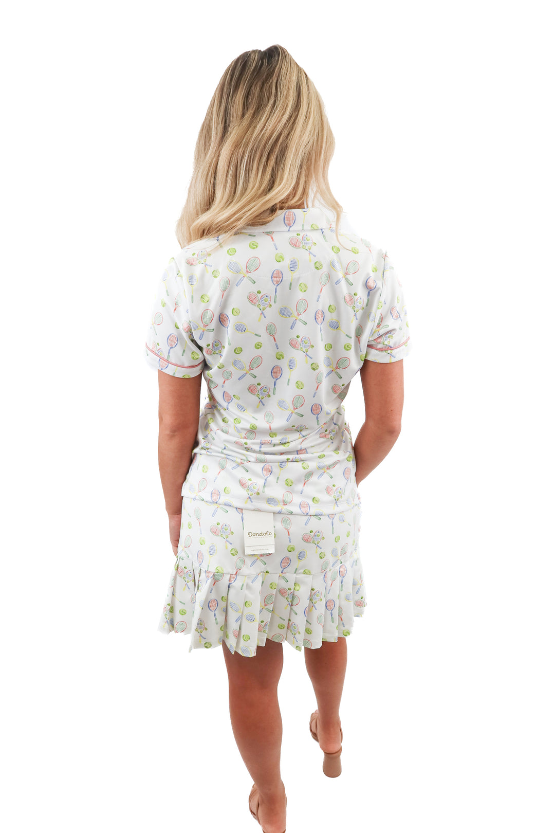 Dondolo tennis print active set NWT (M; retail $120)