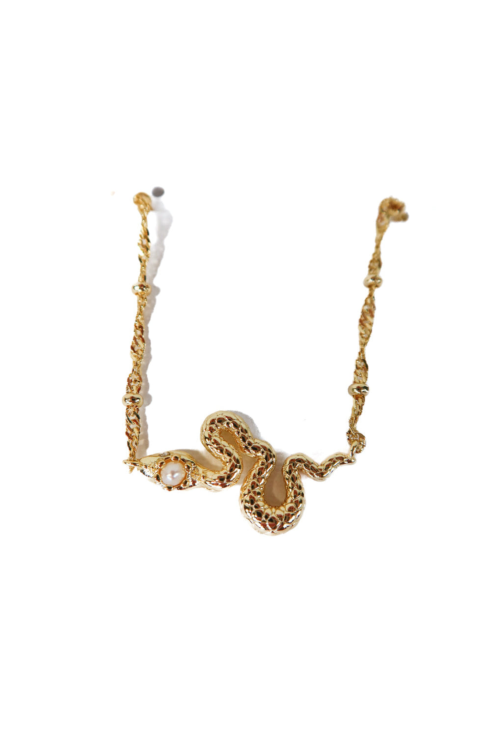 Kendra Scott gold snake necklace NWT (retail $75)