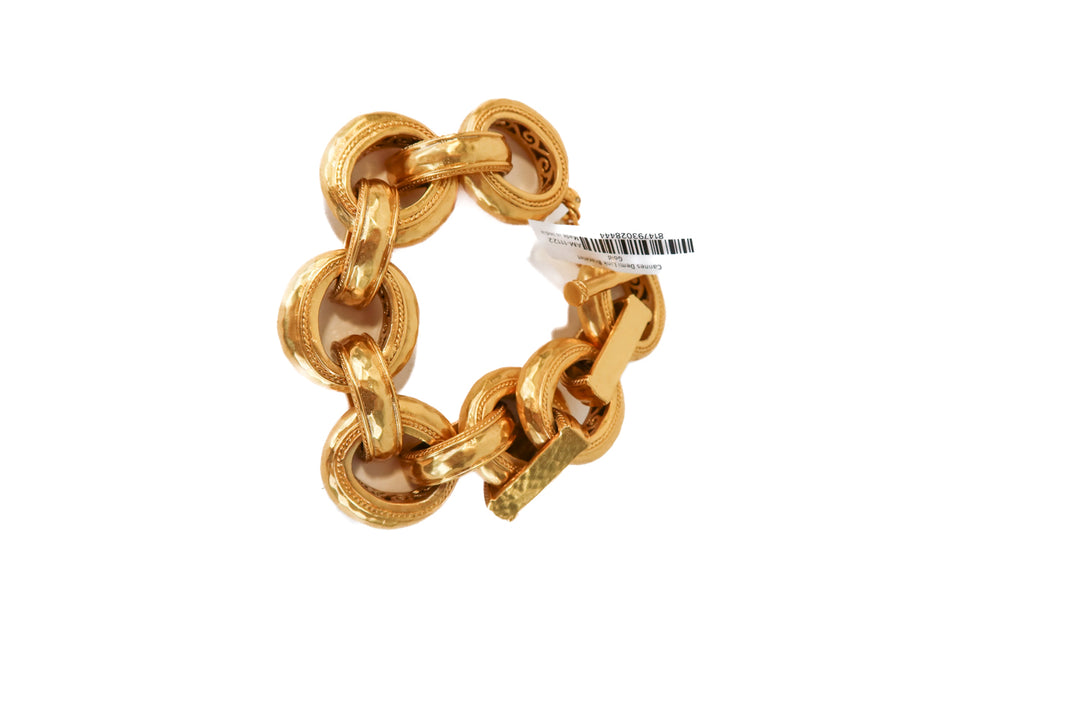 julie vos gold chain bracelet NWT (retails $295)