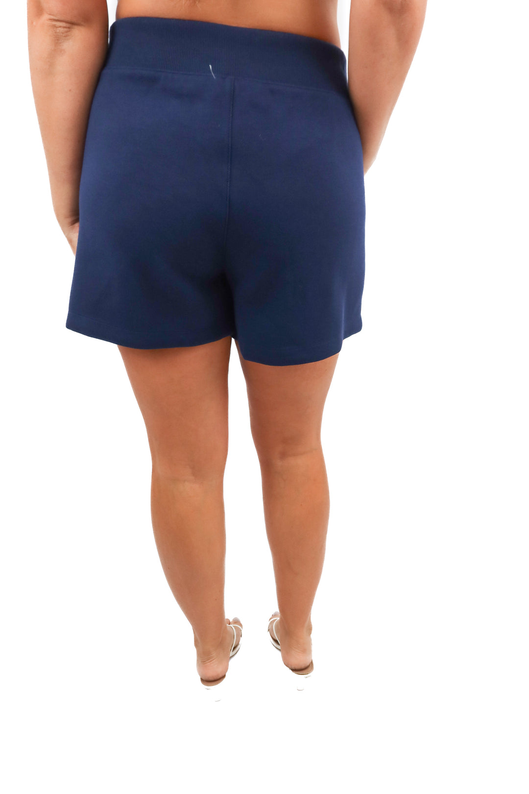 spanx navy blue airpique shorts NWT (L)