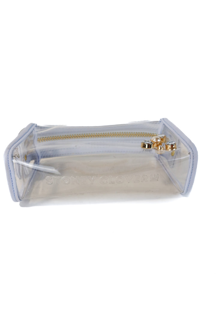 stoney clover clear blue pouch NWOT (retail $78)