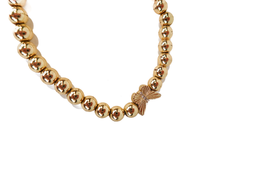 baublebar gold butterfly bracelet (retail $42)