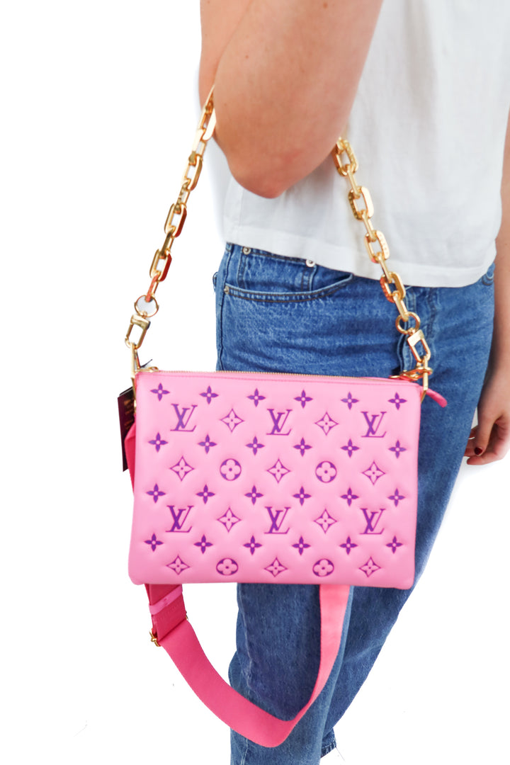 Louis Vuitton Limited Edition Empriente Pink Multi Coussin PM (retail $4,950)