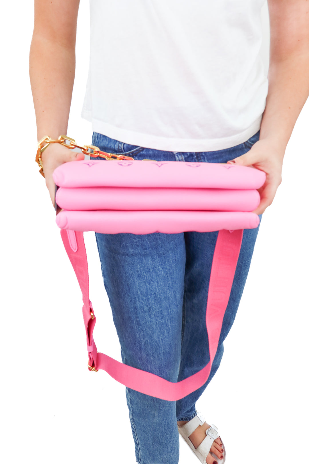 Louis Vuitton Limited Edition Empriente Pink Multi Coussin PM (retail $4,950)
