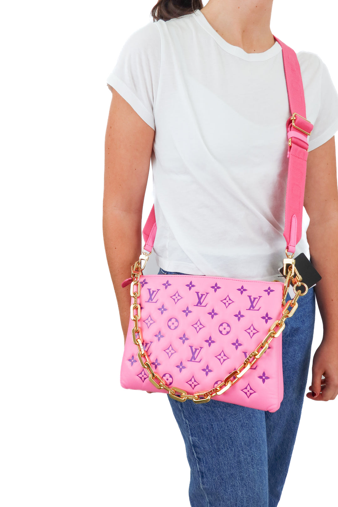 Louis Vuitton Limited Edition Empriente Pink Multi Coussin PM (retail $4,950)