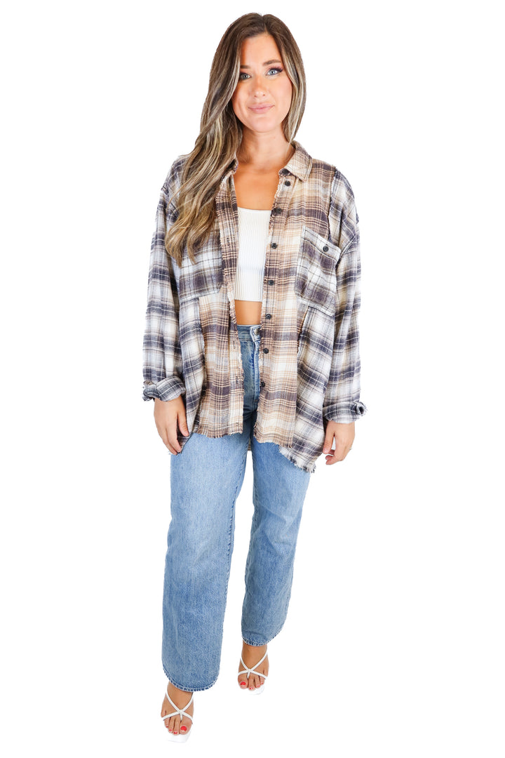 Urban Outfitters brown/black/white white button up NWT (L; $69)