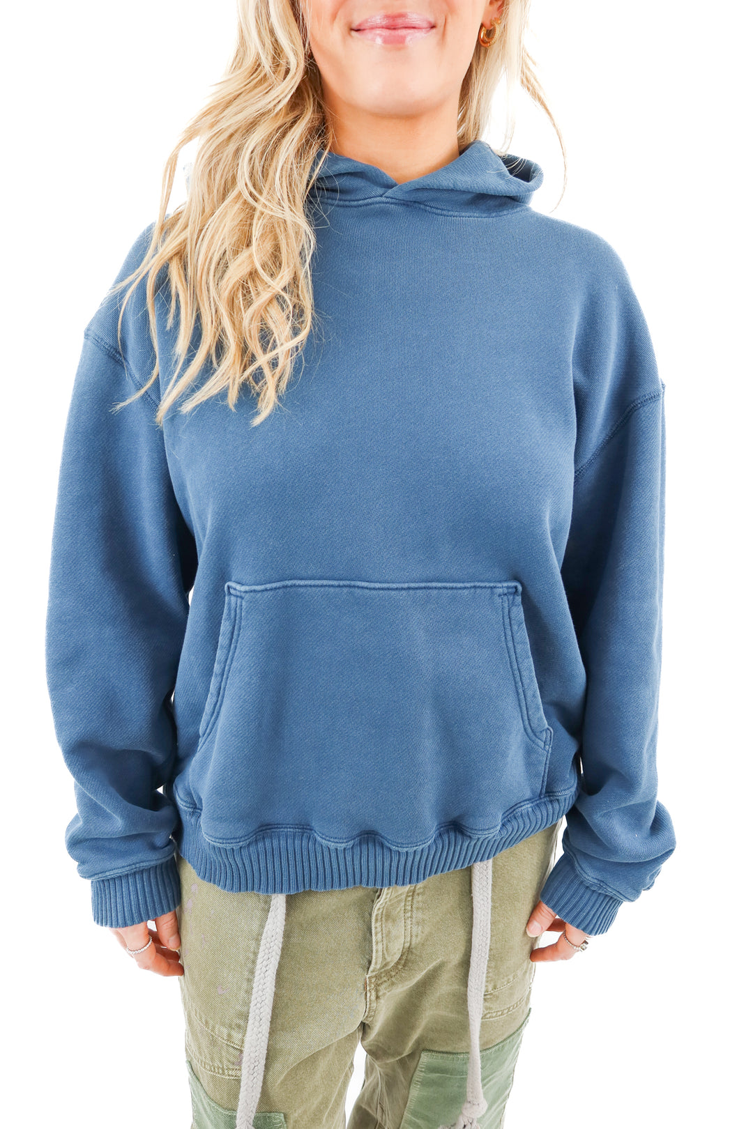 elwood blue hoodie (m; retail $75)