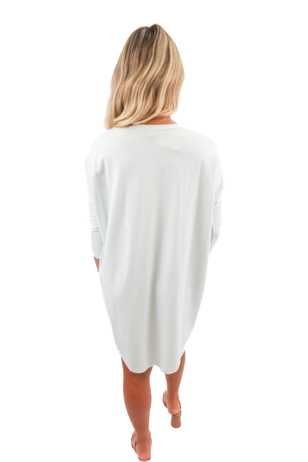 Pomander Place White Jersey Tunic Dress (XS/S; retail $120)