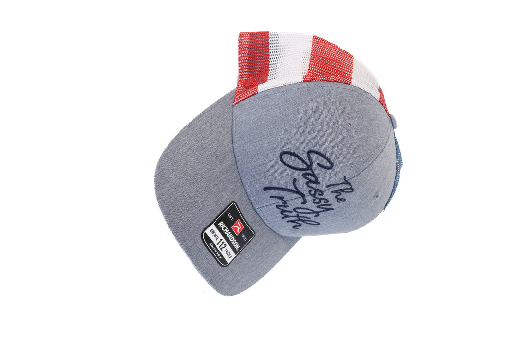the sassy truth patriotic hat NWT