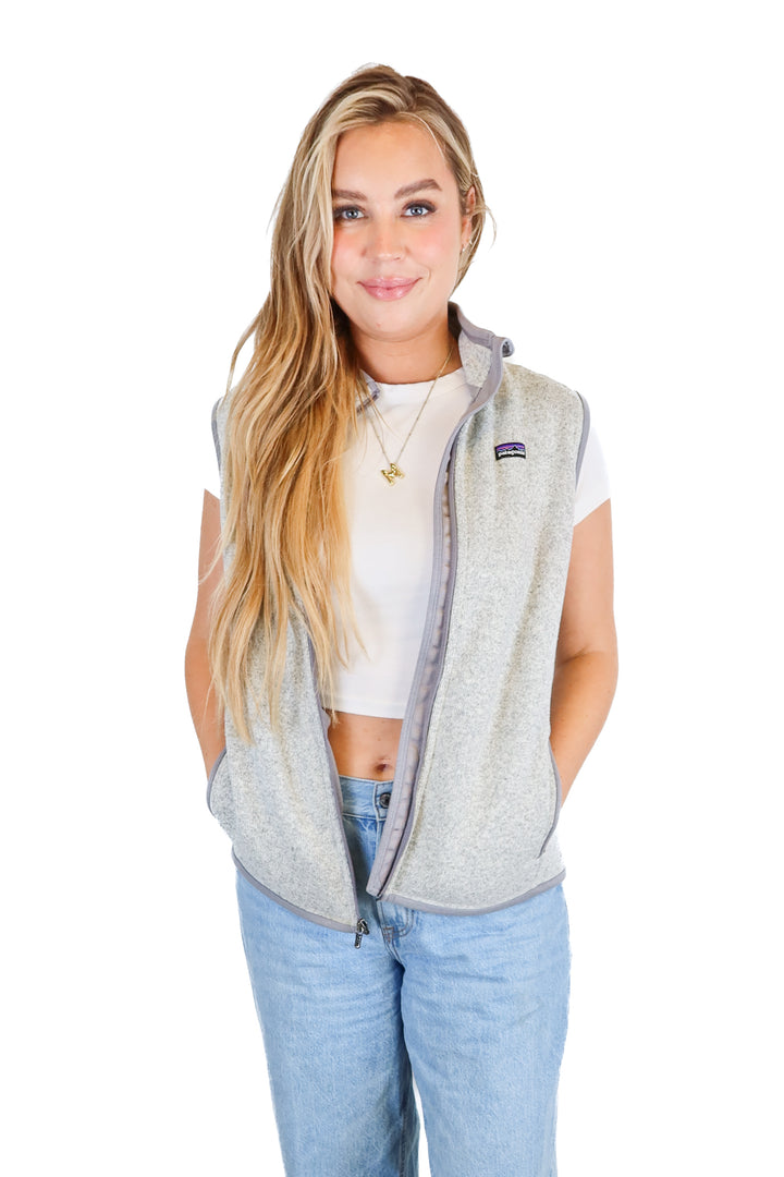 Patagonia gray vest (L; retails $120)