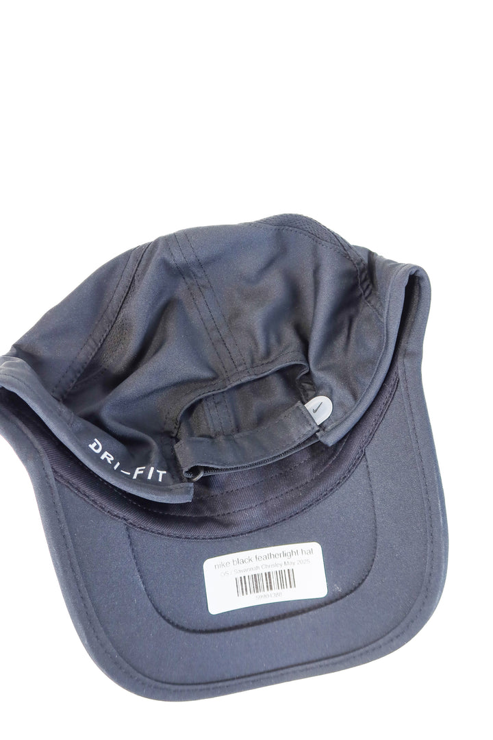 nike black featherlight hat (retail $30)