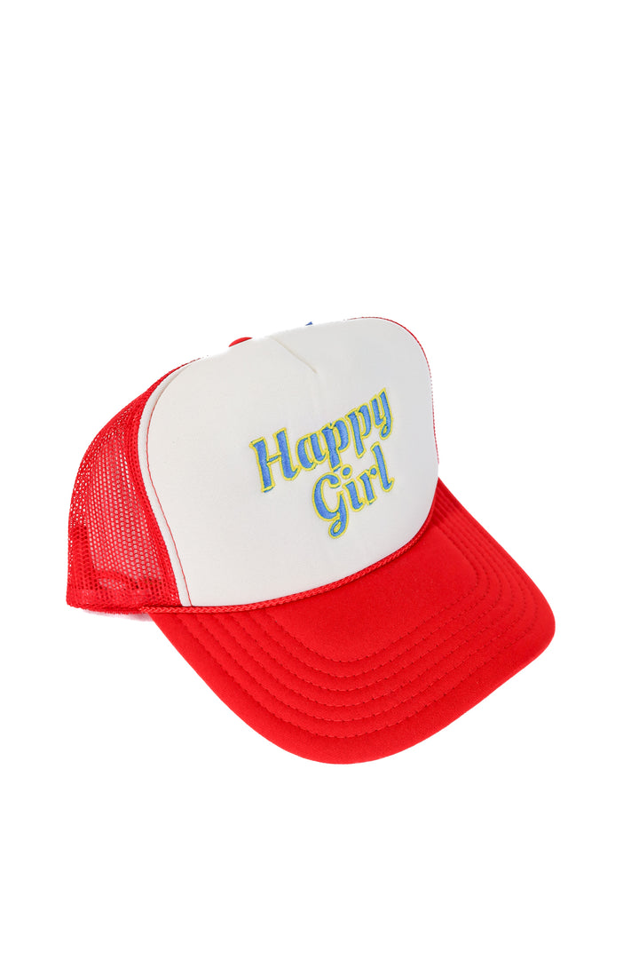 happy social club happy girl hat NWT (retail $48)