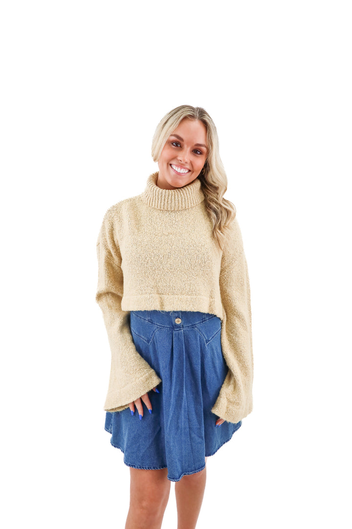 lovers and friends yellow sweater (m; retail $169)