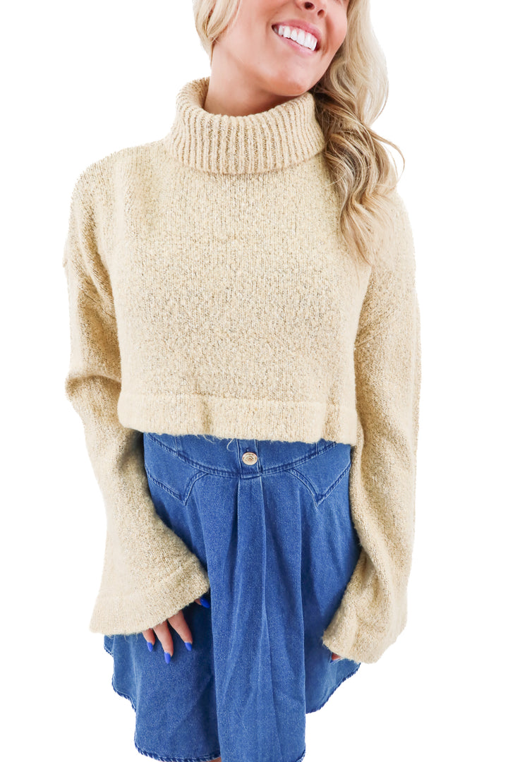 lovers and friends yellow sweater (m; retail $169)