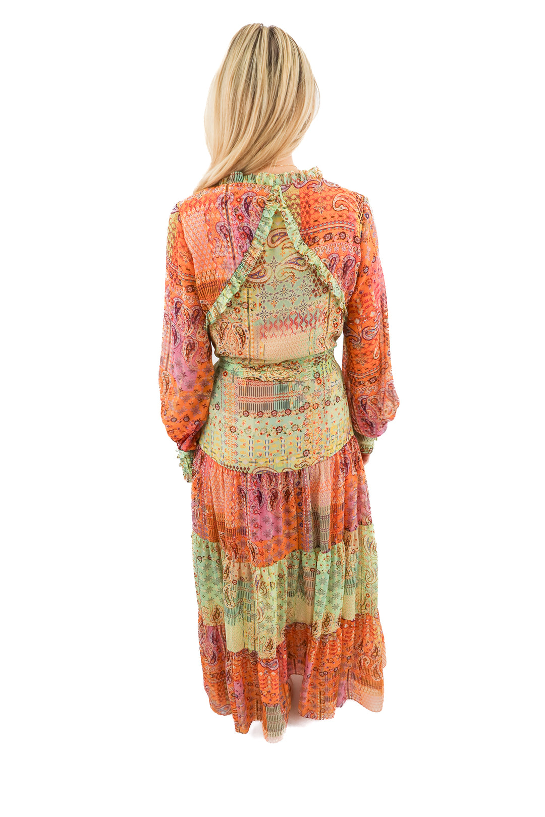 Alexis Paisley Multicolored Maxi Dress (S)