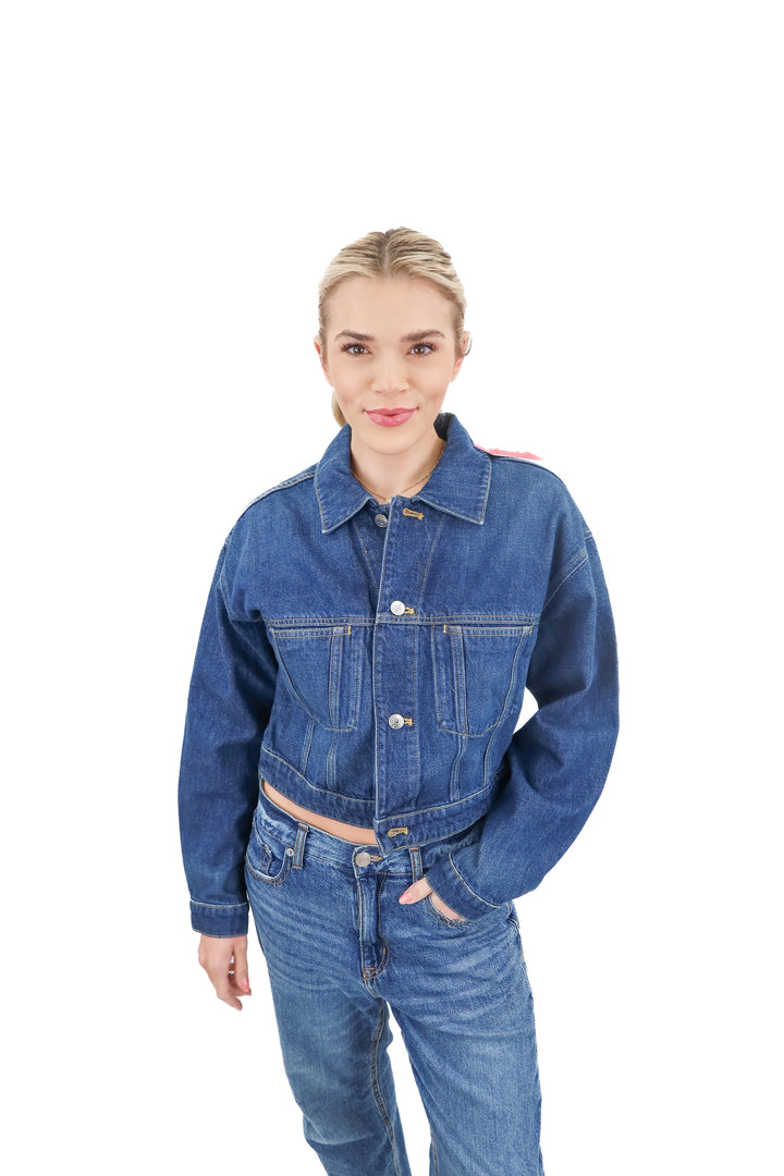 Spanx denim jacket (S; retail $148)