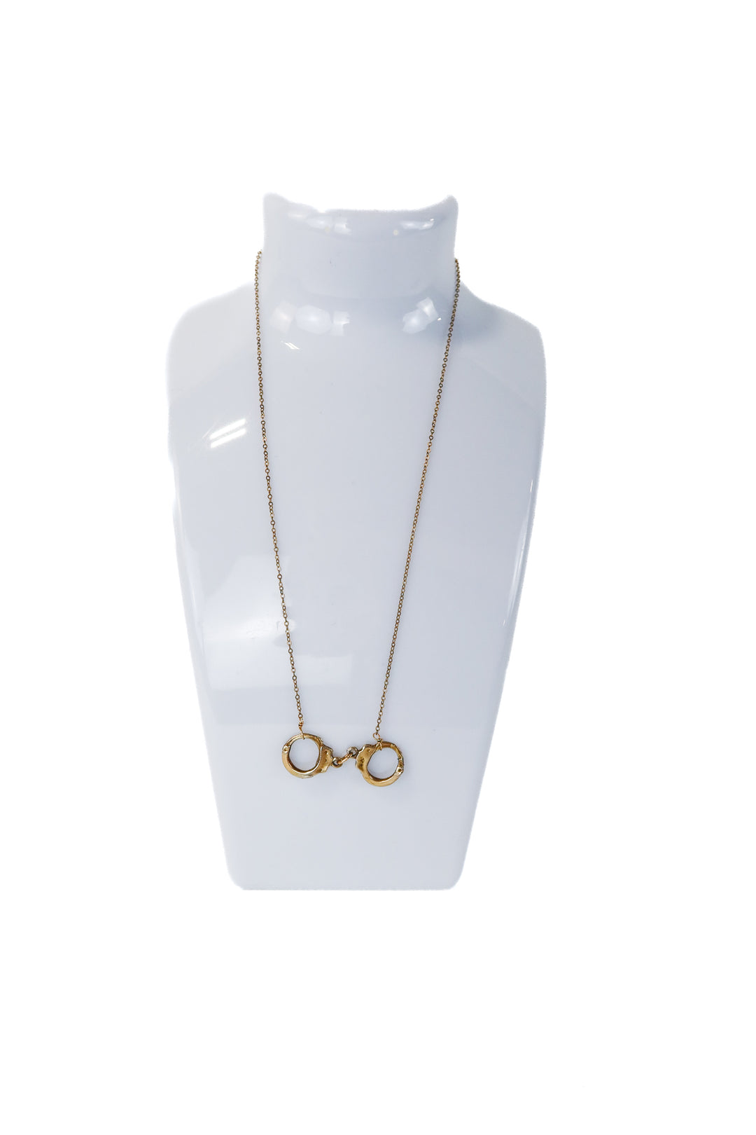 Golden Handcuff Necklace